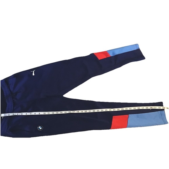 Puma BMW motorsport MMs T7 track pants Mens team blue size M - Picture 7 of 9